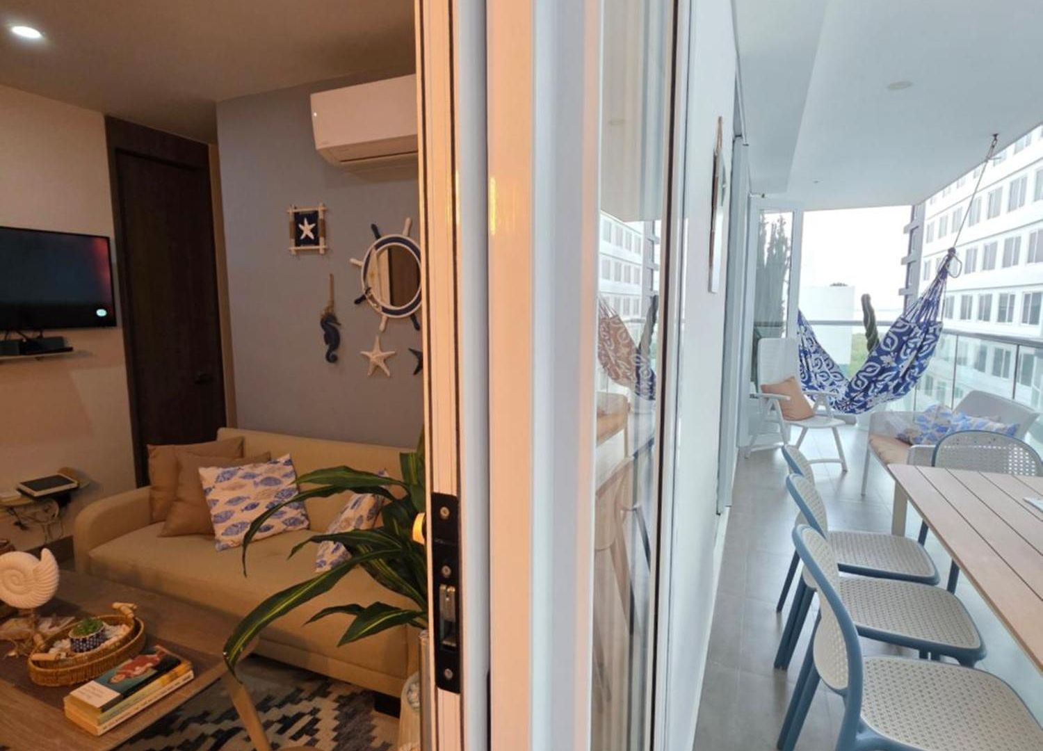 Centro De Convenciones De Americas Con Salida A Playa 2br Wifi Apartment