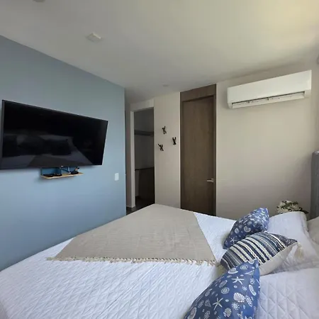 Apartment Centro De Convenciones De Americas Con Salida A Playa 2br Wifi