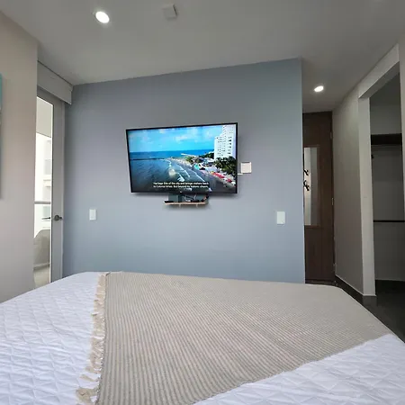 Centro De Convenciones De Americas Con Salida A Playa 2br Wifi Apartment Cartagena