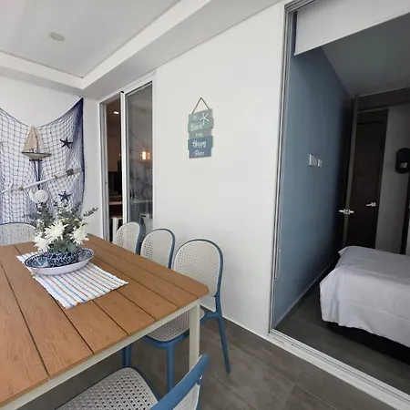 Apartment Centro De Convenciones De Americas Con Salida A Playa 2br Wifi Cartagena